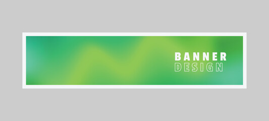 Obraz premium Modern abstract blur gradient horizontal banner poster