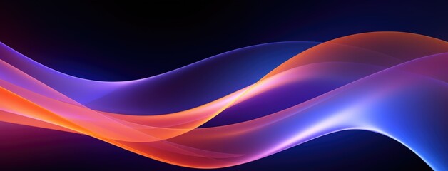 Fototapeta premium Abstract digital artwork with vibrant colors, intricate patterns, and geometric shapes. Dark pink and light orange tones create a striking contrast