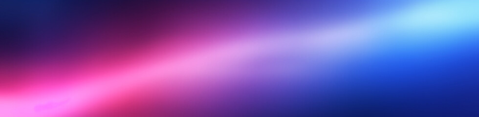 Bannière horizontale pour conception et création graphique. Dégradé. Bleu, rose, violet, mauve. - obrazy, fototapety, plakaty