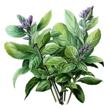 Basil clip art preview