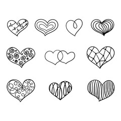 Love icon vector. Heart icon vector. Like icon vector.