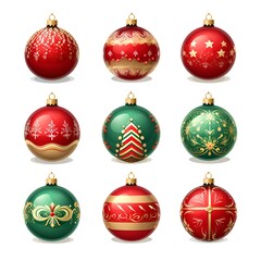 christmas balls set