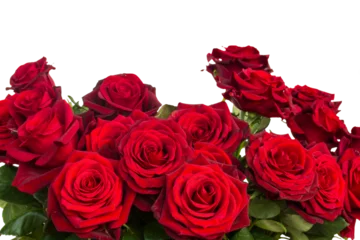 Selbstklebende Fototapeten bouquet of dark  red roses  close up © neirfy