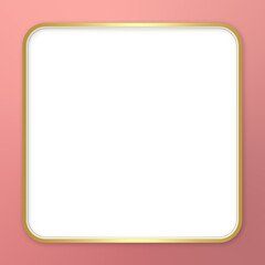 pink background and line frame