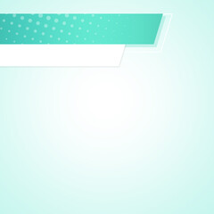 green mint background and banner bar dot