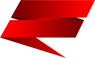 Red Gradation Ribbon