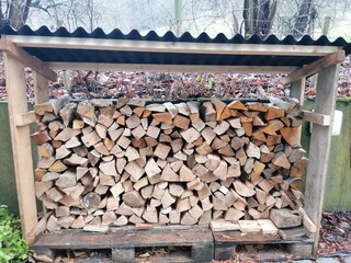 Holz - Holzstapel - Kaminholz