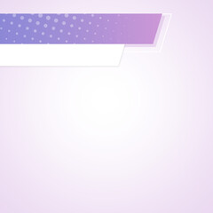purple background and banner bar dot