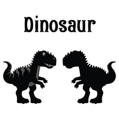 Dinosaur Vector Art Illustration