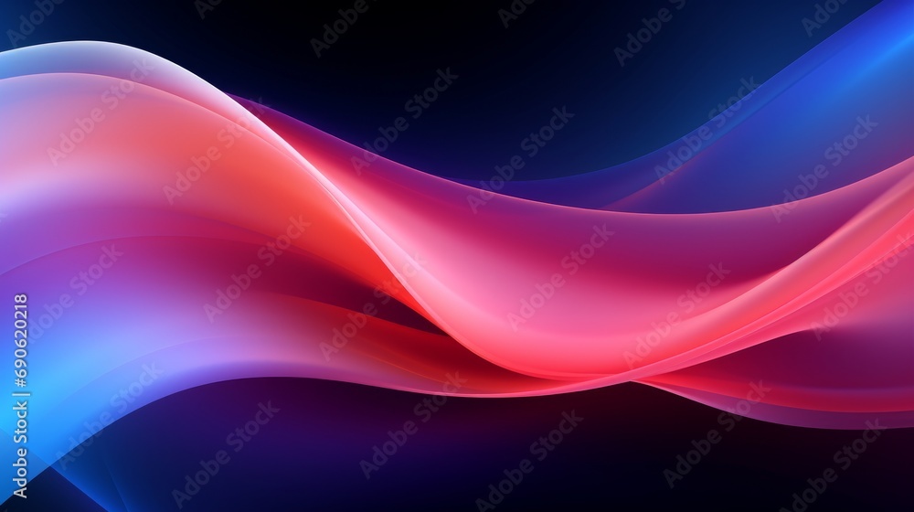 Poster simple abstract background with dynamic wave line effect. an artistic banner for your design project