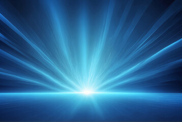 Obraz premium light ray scattered blue background