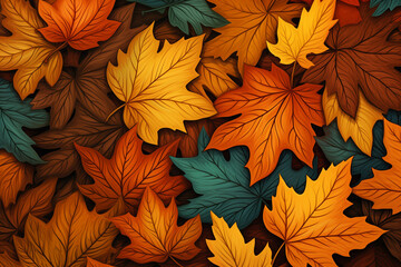 Autumn leaves wallpaper fall background