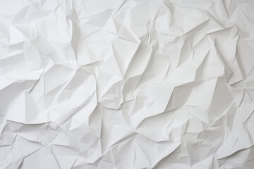 Obraz premium crumpeld white paper texture background