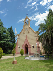 Our Lady of Lujan parish church, from 1890, in Uribelarrea, Buenos Aires Province, Argentina