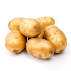 freshly harvested and washed potatoes
, Ai Generative