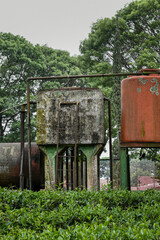 Naklejka premium Water tank where water is stored