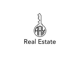 Key Real Estate Business Letter AAY Logo Vector Illustration.