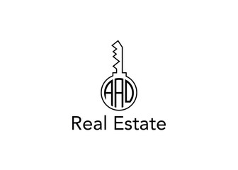 Key Real Estate Business Letter AAD Logo Vector Illustration
