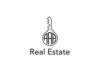 Key Real Estate Business Letter AAP Logo Vector Illustration