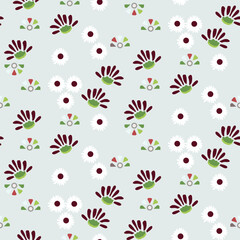 summer floral background Vector seamless. leaf pattern Seamless pattern hand-drawn with tropical leaves. floral seamless pattern with leaves The geometric pattern