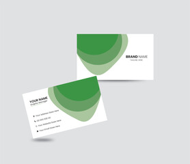 Business card design mockup.