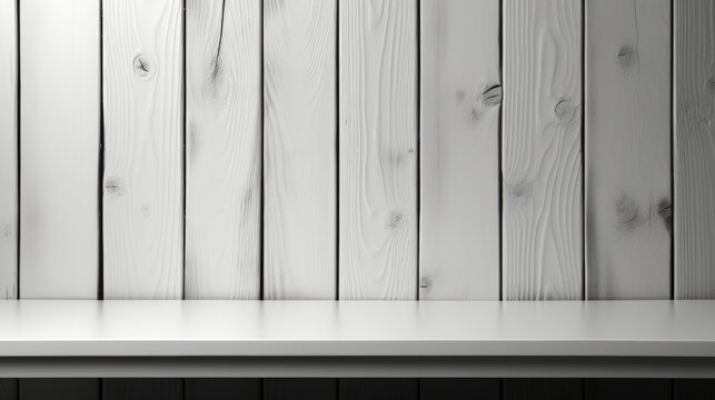 White Wooden Desk Free Space Wall , Background Images , Hd Wallpapers