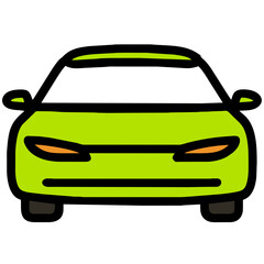 green car