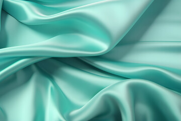 Fototapeta premium Tela sedosa verde