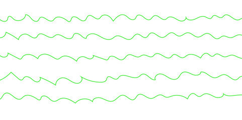 Abstract wave background. waves line set. waves collection vector.	