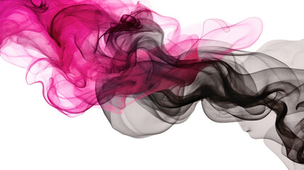 Obraz premium Surreal Dream Contours: Dreamy Charcoal Smudges