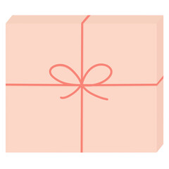 gift box with red ribbon