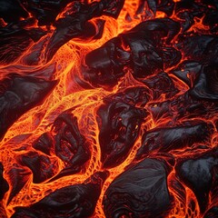 red lava texture background.