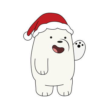 Ice Bear Poster Christmas