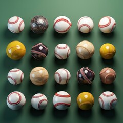 Collection 3D Sport Ball Icon Isolated , Background Images , Hd Wallpapers