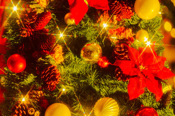 Obraz na płótnie Canvas 六本木のクリスマスイルミネーション