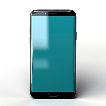 Blue Smartphone Mockup 3D Template , Background Images , Hd Wallpapers