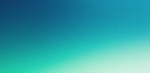 Blue green grainy color gradient background teal turquoise glowing noise texture poster backdrop design