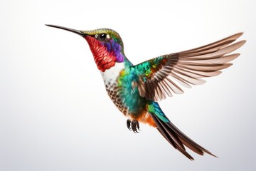 Fototapeta premium Hummingbird isolated on transparent or white background