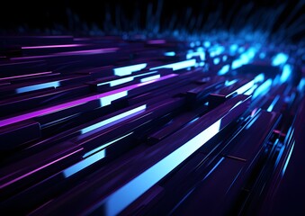 a purple and blue abstract background with lines. Featuring User interface background, abstract lines, Digital brush, Dynamic design, and Network concept concepts