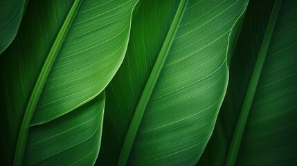 abstract green leaf texture Nature background. Tropical leaves.