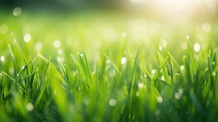 Bright blue-green background in spring with dazzled sunlight.