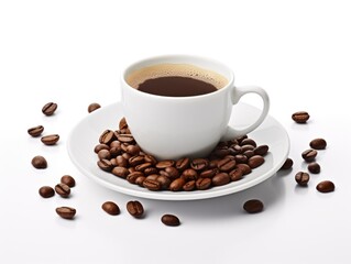 Coffee isolated on white background
