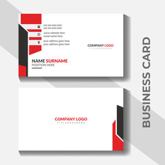 Medical or hospital and healthcare business card template.