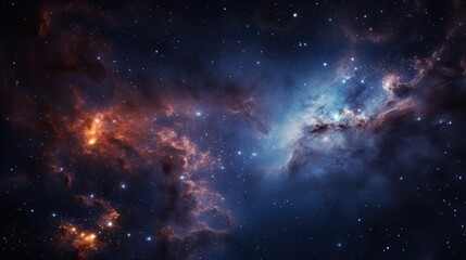 Obraz na płótnie Canvas exploration of the Small Magellanic Cloud galaxy in deep space,