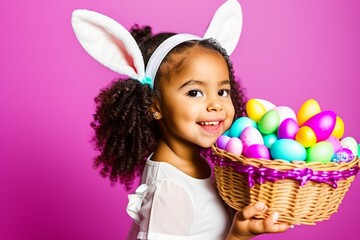 Obraz na płótnie Canvas Easter_bunny_girl