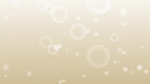 ゴールドのグラデーションの玉ボケ背景画像