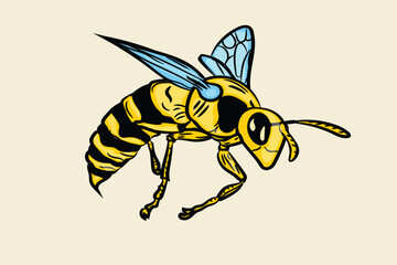 bee and honey