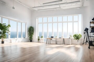 modern living room with furniture