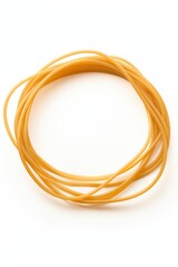 A rubber band on a plain background isolated on white background  - obrazy, fototapety, plakaty