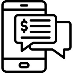 Sms Banking Icon